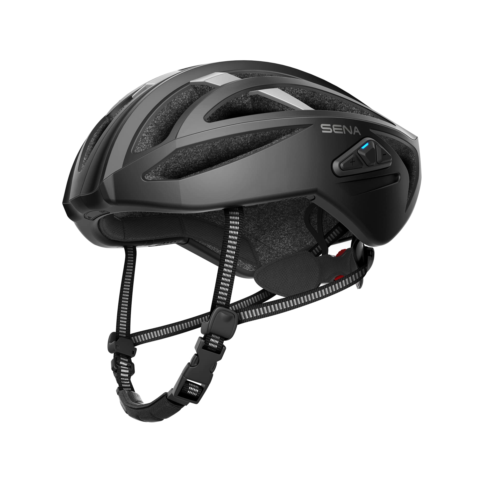 Sena R2 EVO Road Cycling Helmet (Matte Black, Large)