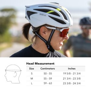 Sena R2 EVO Road Cycling Helmet (Matte Black, Large)