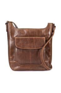 frye melissa magazine crossbody, cognac