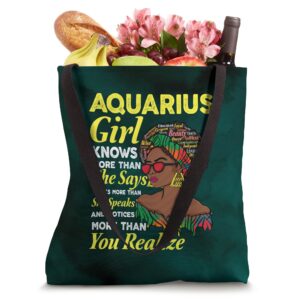 January and February birthday Zodiac sign Aquarius queen Tote Bag