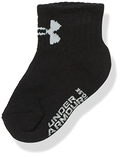 Under Armour boys Multi Pack Quarter Sock, Red, 2-4T US