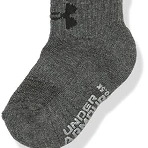 Under Armour boys Multi Pack Quarter Sock, Red, 2-4T US