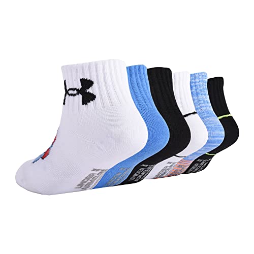 Under Armour boys Multi Pack Quarter Sock, Dark Blue, 2-4T US