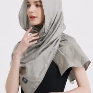 Radia Smart® EMF Protection Scarf, Silver Fiber Fabric, RF Blocker Radiation Protection, 5G, WiFi, Cellular, Bluetooth. High Shielding Efficiency. Multiple Ways To Wear.