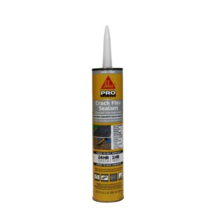 Sikaflex Crack Flex Sealant, Gray, Self-leveling, sealant for sealing horizontal cracks, 10,1 fl. Oz & Sika Backer Rod, Gray, Polyethylene foam used to partially fill deep cracks or joints