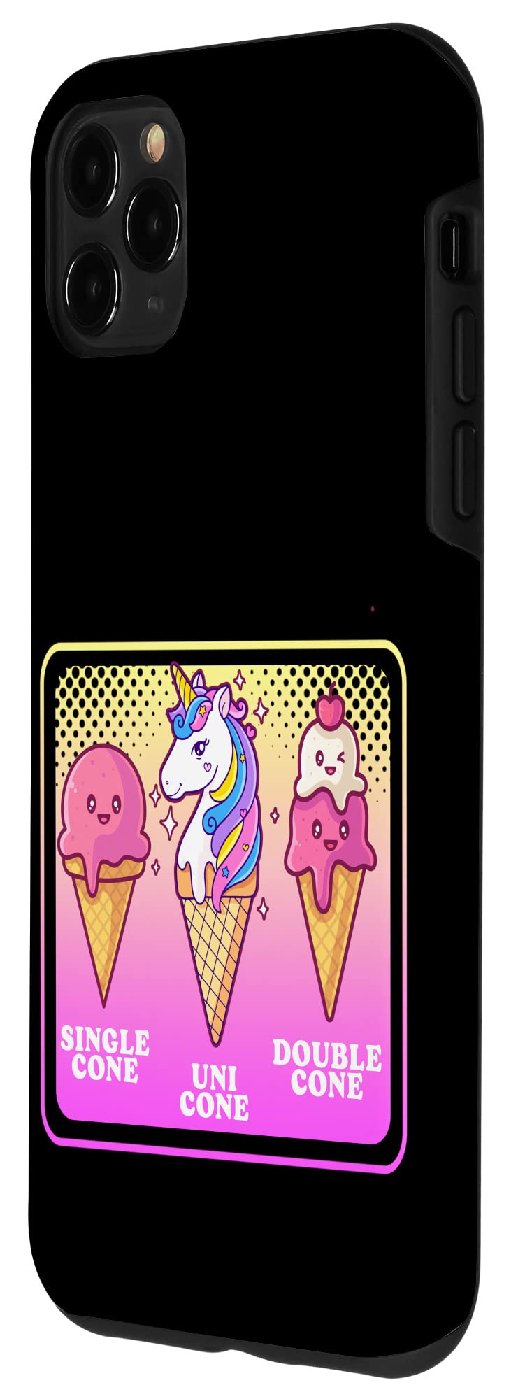 iPhone 11 Pro Max Single Cone Uni Cone Double Cone Unicorn Ice Cream Case