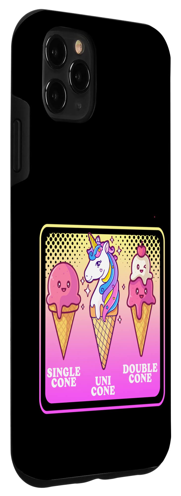 iPhone 11 Pro Max Single Cone Uni Cone Double Cone Unicorn Ice Cream Case