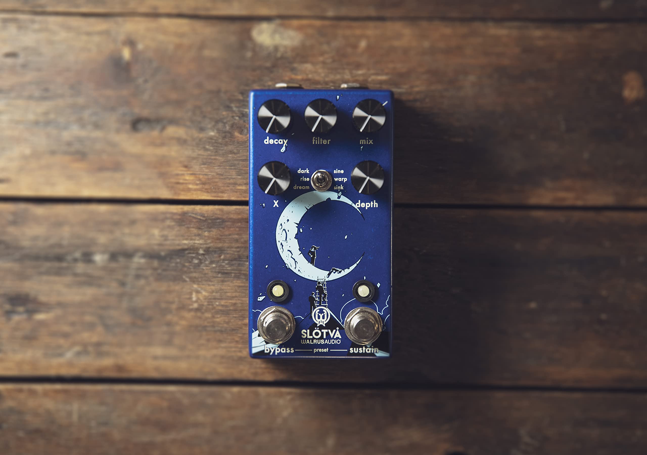 Walrus Audio Audio Slotva Multi Texture Reverb Pedal, Blue (900-1062)