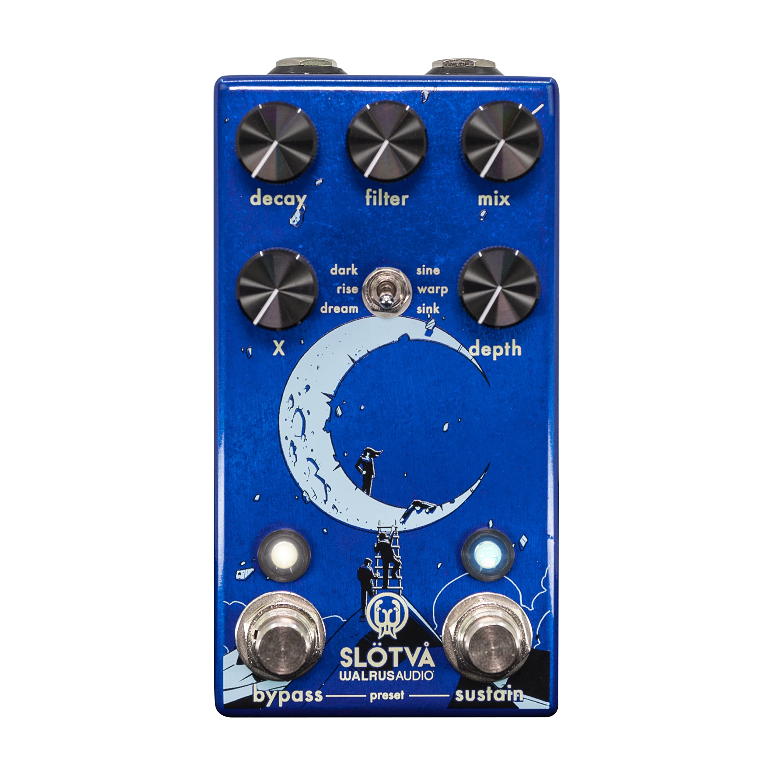 Walrus Audio Audio Slotva Multi Texture Reverb Pedal, Blue (900-1062)