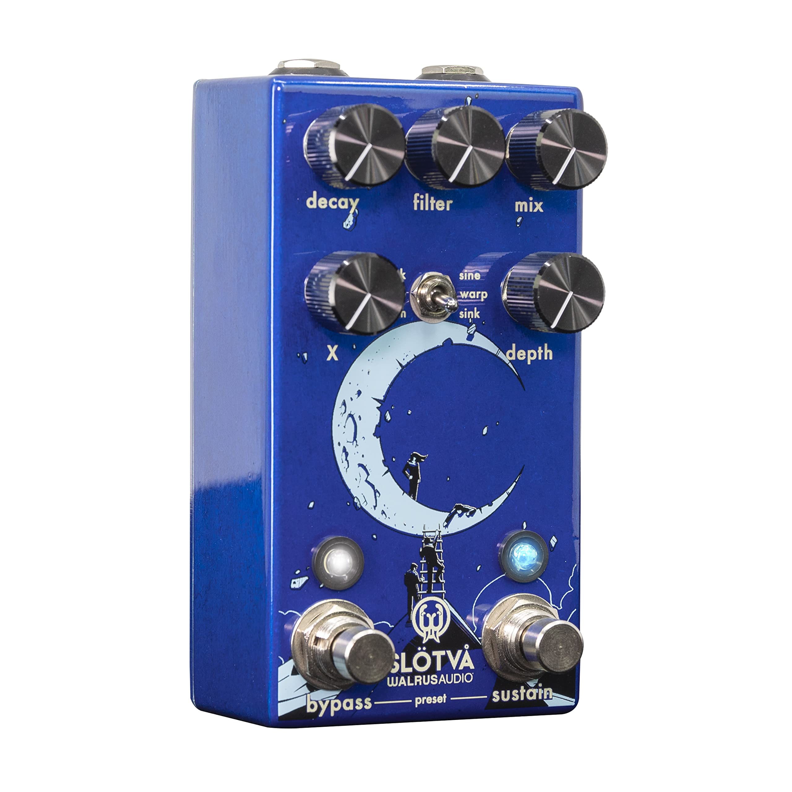 Walrus Audio Audio Slotva Multi Texture Reverb Pedal, Blue (900-1062)