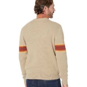 Pendleton Men's Cotton Crew, Mission Trails-Tan, Small