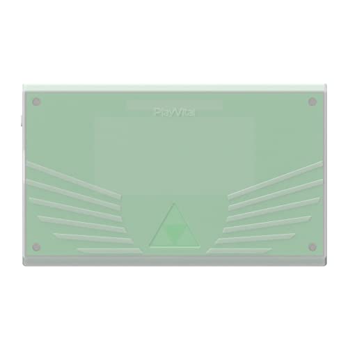 PlayVital Semi-Transparent Clear Silicone Cover Protective Case Skin for Game & Watch: The Legend of Zelda w/ 2 Pcs Screen Protectors