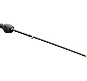 13 FISHING - Tickle Stick - Ice Fishing Rod - Gen 3 - 38" L (Light) - Hole Hopper Rod - 1/16-1/8oz - PC2 Flat-Tip Blank - TS3-38L Black