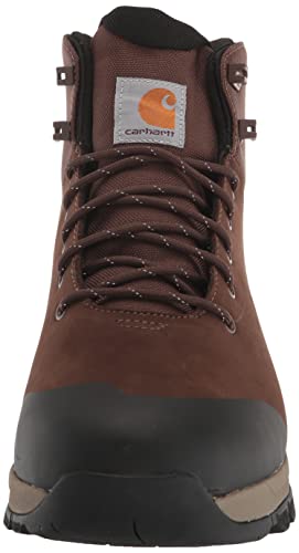 Carhartt Men's Outdoor WP 5" Soft Toe Hiker Boot FH5020-M, Dark Brown, 8.5 W