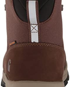 Carhartt Men's Outdoor WP 5" Soft Toe Hiker Boot FH5020-M, Dark Brown, 8.5 W