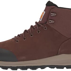 Carhartt Men's Outdoor WP 5" Alloy Toe Hiker Boot FH5520-M, Dark Brown, 11.5 W