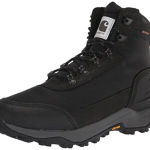 Carhartt Men's Outdoor Hike WP 6" Soft Toe Hiker Boot, Black, 9.5