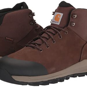 Carhartt Men's Outdoor WP 5" Alloy Toe Hiker Boot FH5520-M, Dark Brown, 11.5 W