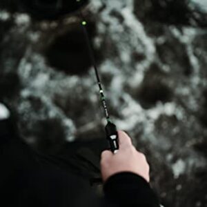 13 FISHING - Tickle Stick - Ice Fishing Rod - Gen 3 - 27" L (Light) - 1/16-1/8oz - PC2 Flat-Tip Blank - TS3-27L, Black