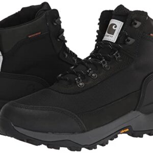 Carhartt Men's Outdoor Hike WP 6" Soft Toe Hiker Boot, Black, 9.5