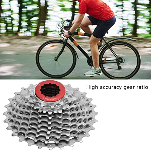 Shanrya Bike Cassette Sprocket, Accurate Gear Ratio 28T 10 Speed Low Noise Bicycle Freewheel for Road Bike