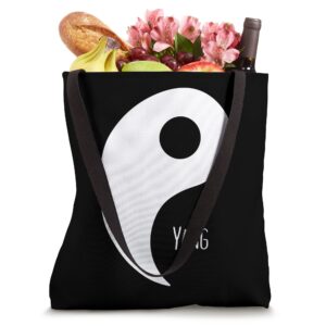 Cute Easy Couples Matching Costume Yin Yang Gift Tote Bag