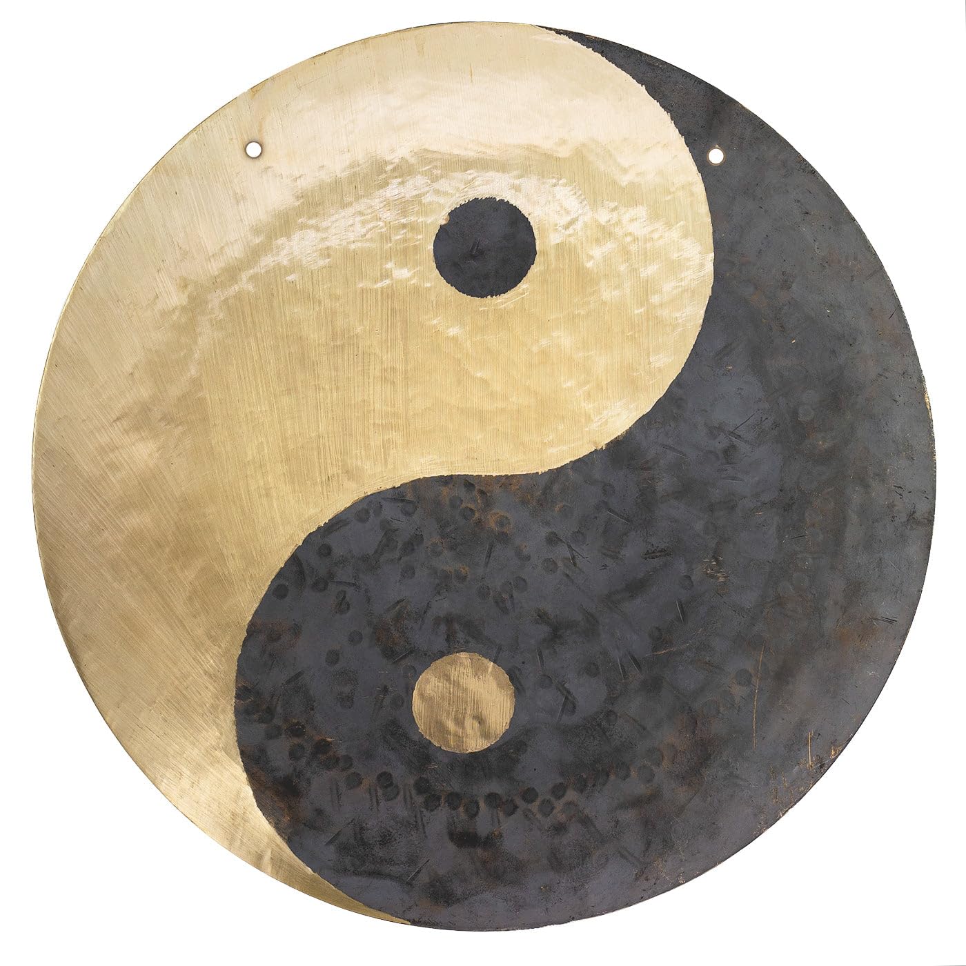 Unlimited Taoist Breeze Gongs - 16". Includes Hanging Rope & Mallet/Hand Lathed Bronze/Perfect for Yoga Studio & Meditation/Great Gift/Celebrations/Yin & Yang