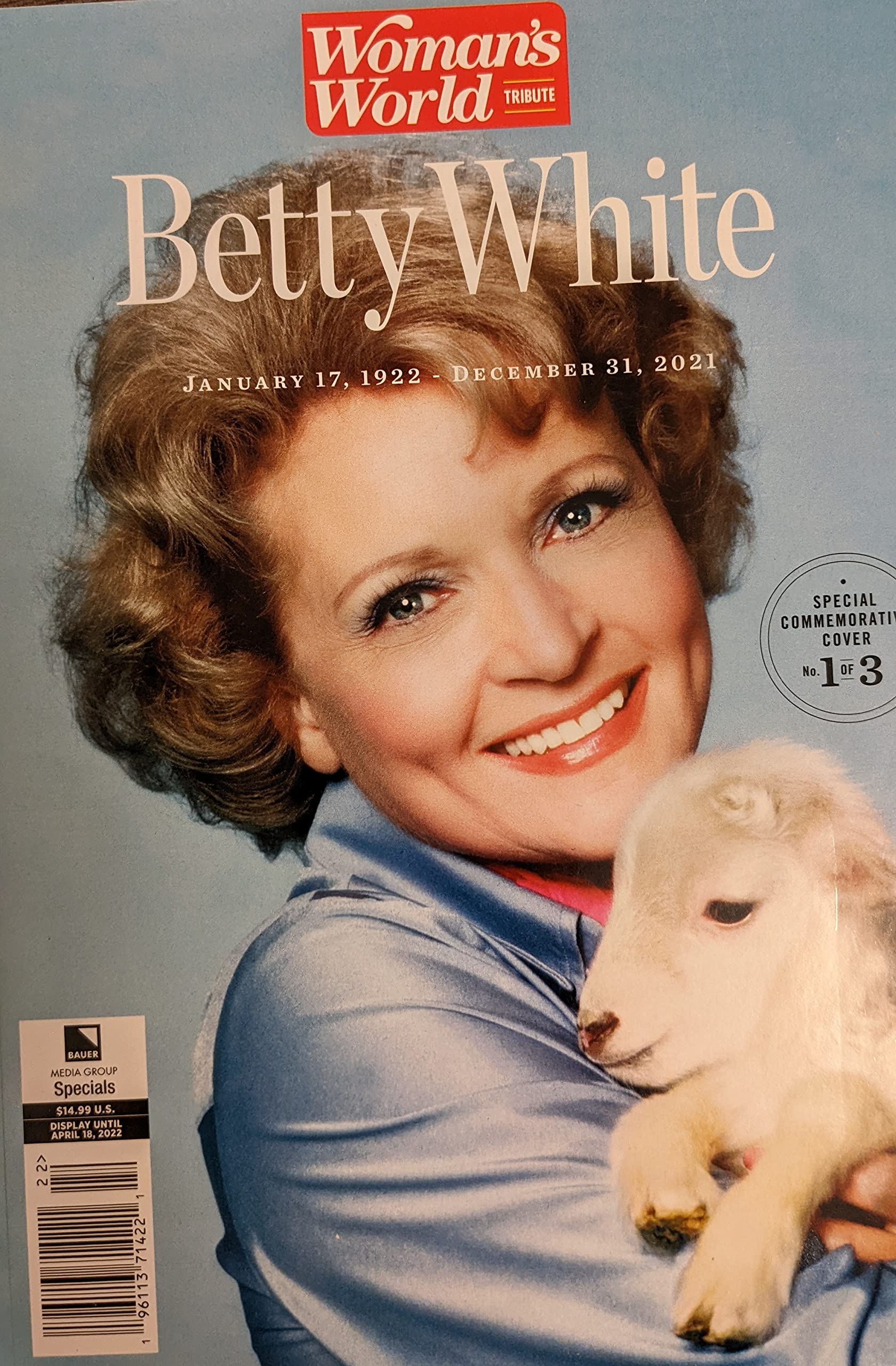 WOMAN'S WORLD MAGAZINE - TRIBUTE 2022 - BETTY WHITE - 2 of 3