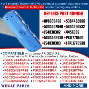 Whole Parts Upgraded Dishwasher Lower Spray Arm Part #5304506660 - Replacement and Compatible With Some Frigidaire Dishwashers - Non-OEM Appliance Parts and Accessory - 2 Yr Warranty