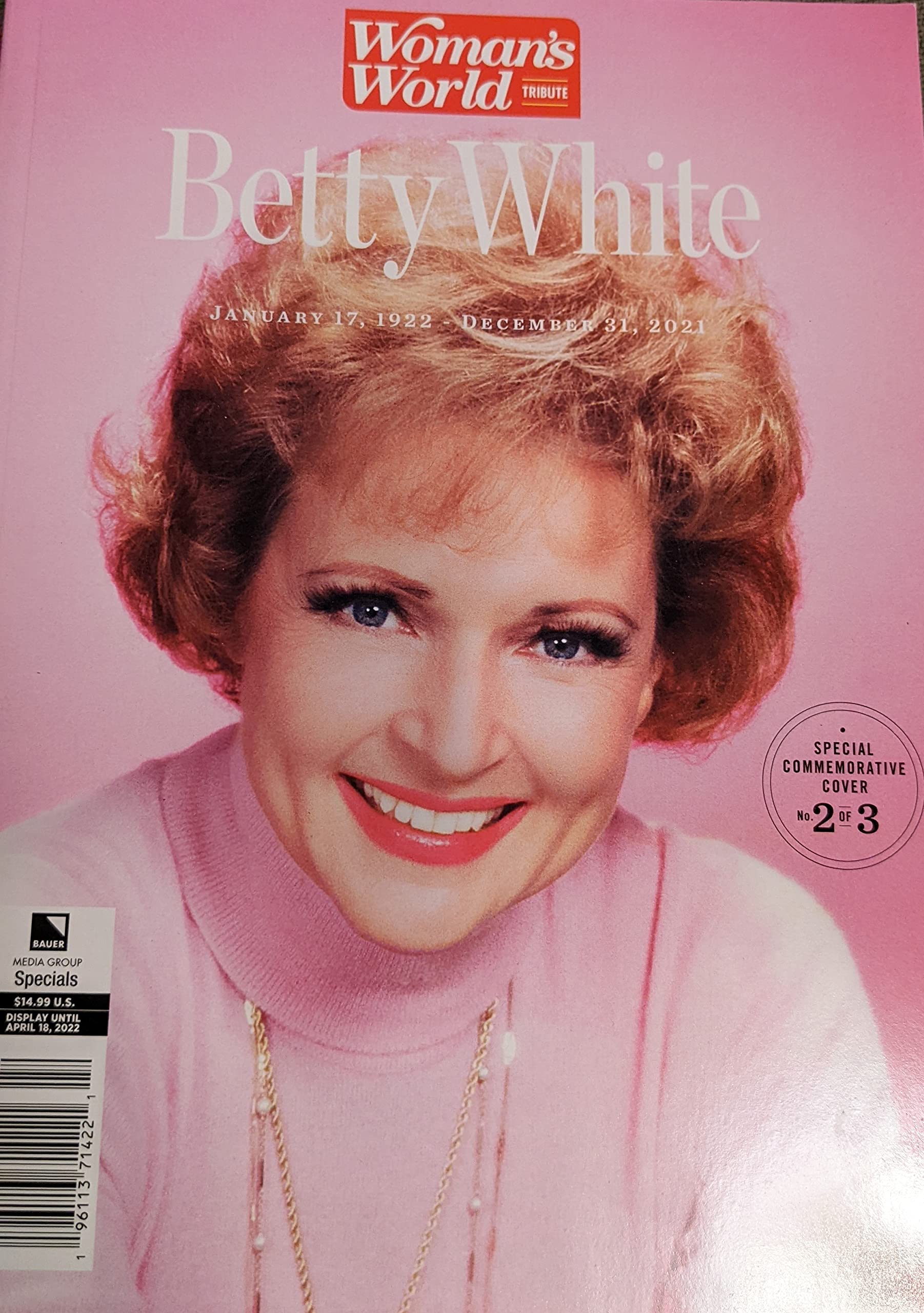 WOMAN'S WORLD MAGAZINE - TRIBUTE 2022 - BETTY WHITE - 2 of 3