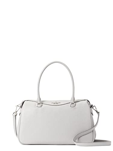 Kate Spade New York Pebbled Leather Mimi Satchel (Nimbus Grey)