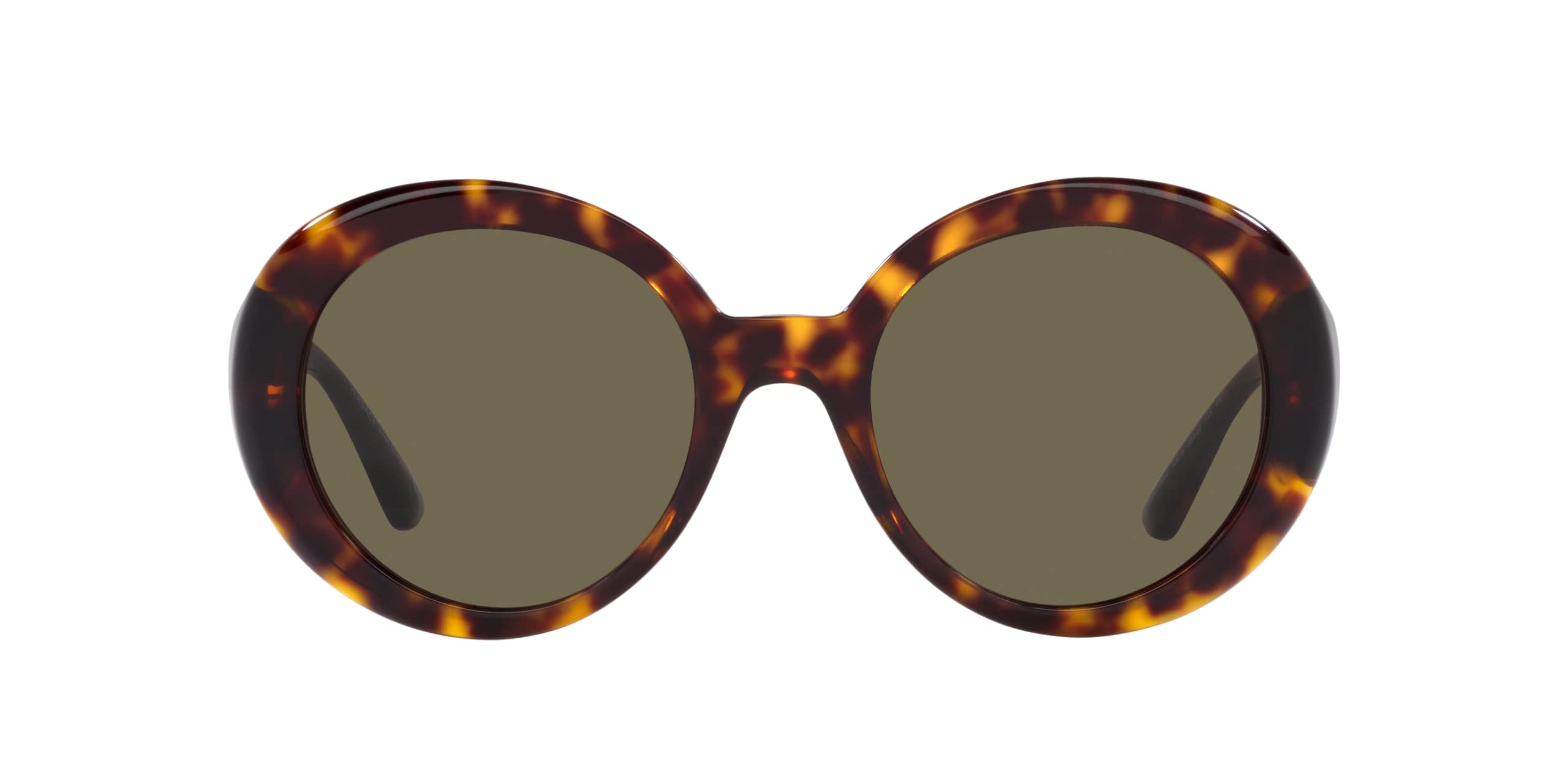 Versace Woman Sunglasses Havana Frame, Brown Lenses, 55MM