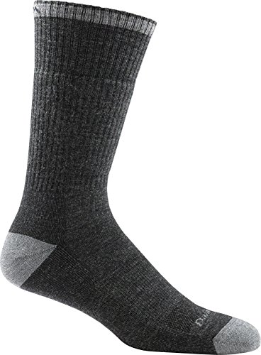 Darn Tough Men's John Henry Boot Sock Cushion (Style 2001) Merino Wool, Gravel (X-Large 12.5-14.5) - 6 Pack