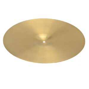 Ochine Copper Alloy Crash Cymbal for Drum Set Use Professional Crash/Ride Cymbal Thin Golden Drum Crash Cymbals for Drum Players Percussion Drum (16/18 Inch)