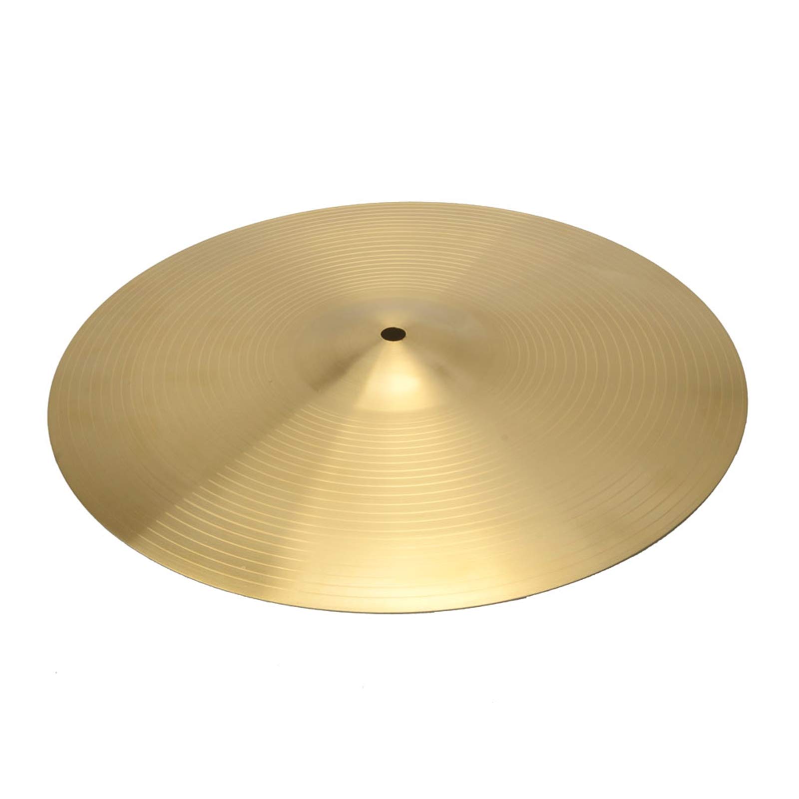 Ochine Copper Alloy Crash Cymbal for Drum Set Use Professional Crash/Ride Cymbal Thin Golden Drum Crash Cymbals for Drum Players Percussion Drum (16/18 Inch)