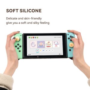 GeekShare Fat Chicken Thumb Grip Caps, Soft Silicone Joystick Cover Compatible with Nintendo Switch/OLED/Switch Lite,4PCS