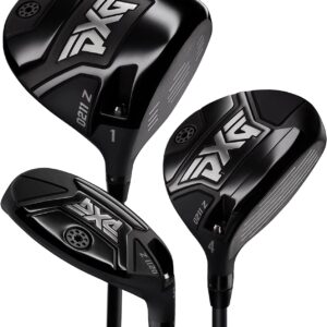 PXG 0211Z Golf Clubs - 10 Club Complete Golf Club Set with Irons, Driver, Fairway, Hybrid, and Putter with Graphite Shafts