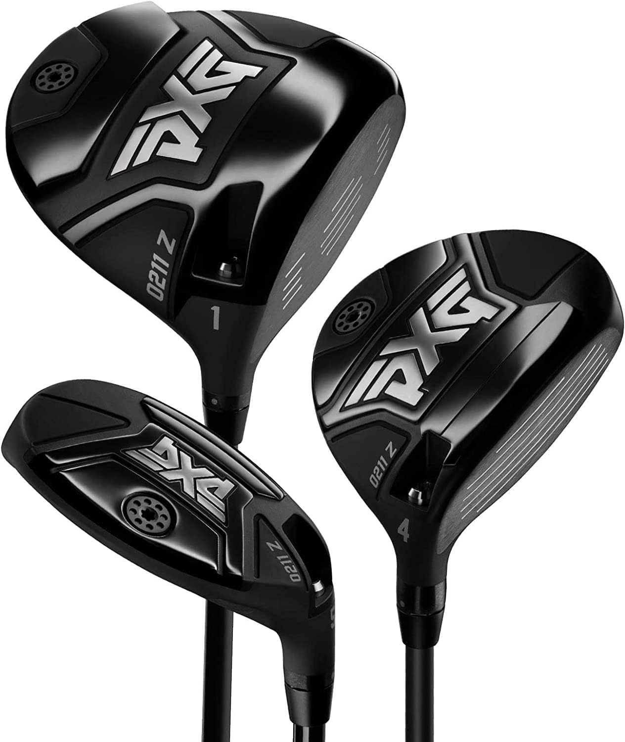 PXG 0211Z Golf Clubs - 10 Club Complete Golf Club Set with Irons, Driver, Fairway, Hybrid, and Putter with Graphite Shafts