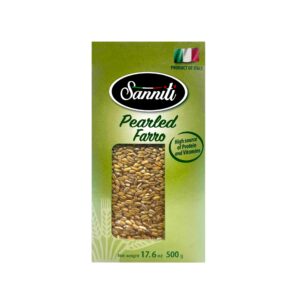 Sanniti Italian Pearled Farro Perlato, 17.6 oz (Pack of 2)