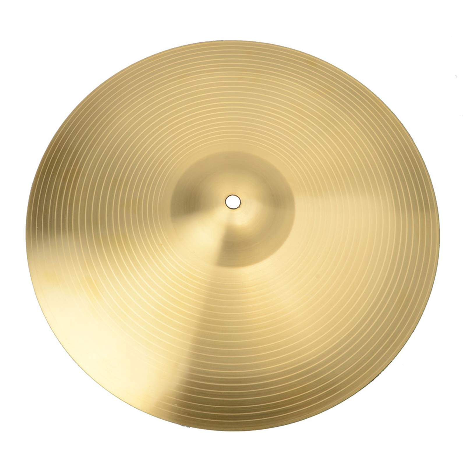 Ochine Copper Alloy Crash Cymbal for Drum Set Use Professional Crash/Ride Cymbal Thin Golden Drum Crash Cymbals for Drum Players Percussion Drum (16/18 Inch)