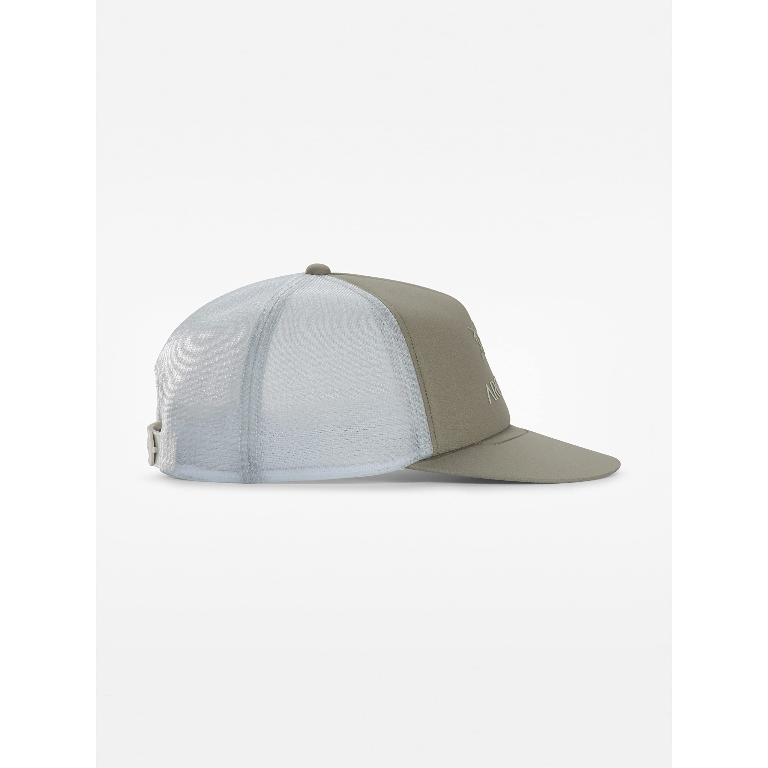 Arc'teryx Logo Flat Brim Trucker Hat | Flat-Brim Performance Trucker | Forage, One Size