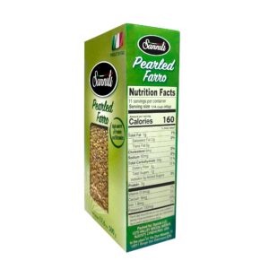 Sanniti Italian Pearled Farro Perlato, 17.6 oz (Pack of 2)