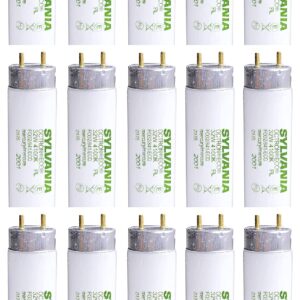 SYLVANIA (case of 15) 21781 FO32/841/ECO 32 watt 4100K T8 Bulbs, 800 Series, 48 inch Fluorescent Tube