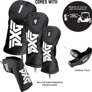 PXG 0211Z Golf Clubs - 10 Club Complete Golf Club Set with Irons, Driver, Fairway, Hybrid, and Putter with Graphite Shafts