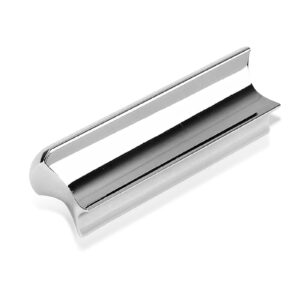 Cheerock Electric Guitar Solid Steel Slide Tone Bar, Polished Metal Guitar Slide, Electric Guitar Accessories, Steel Guitar Bar Slide for Dobro Hawaiian Guitar Lap Guitar