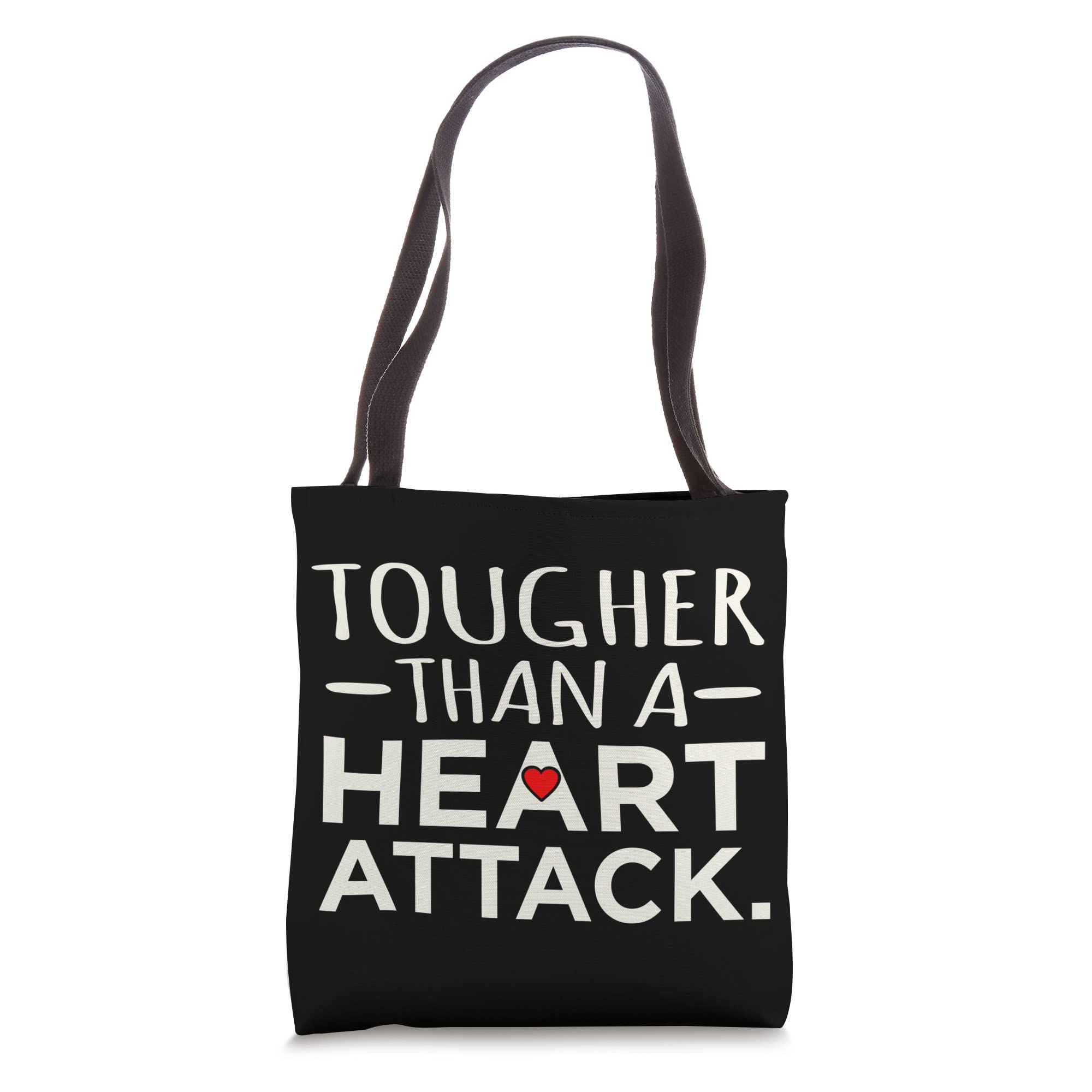 Tougher Than A Heart Attack Disease Awareness Graphic Tote Bag