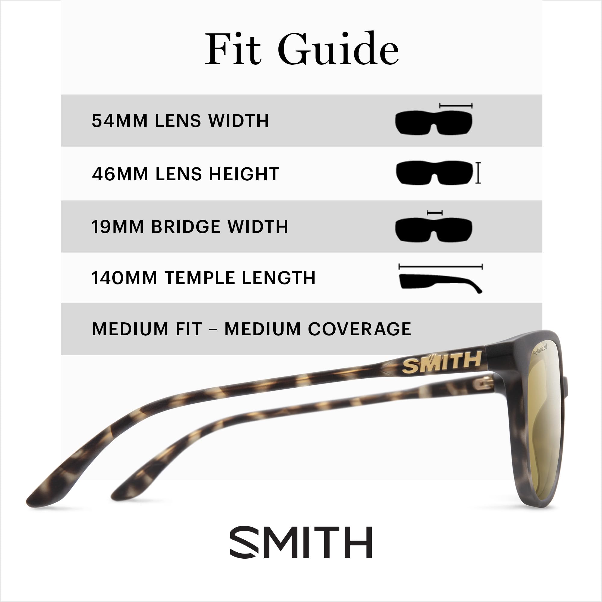 SMITH Cheetah Sunglasses – Performance Sports Active Cat Eye Sunglasses – For Women – Matte Ash Tortoise + Gold Polarized Mirror Lenses