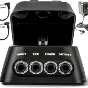 Briskdrop Dunlop DVP5 Volume (X) 8 Pedal Bundle with 2 Patch Cables and Dunlop ECB003 Power Supply