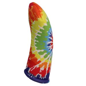 Tie Dye Collection Golf Club Headcovers 3 Separate Sizes Driver Fairway Hybrid All Sold Separately Handmade in USA by BeeJos (Rainbow, Driver)