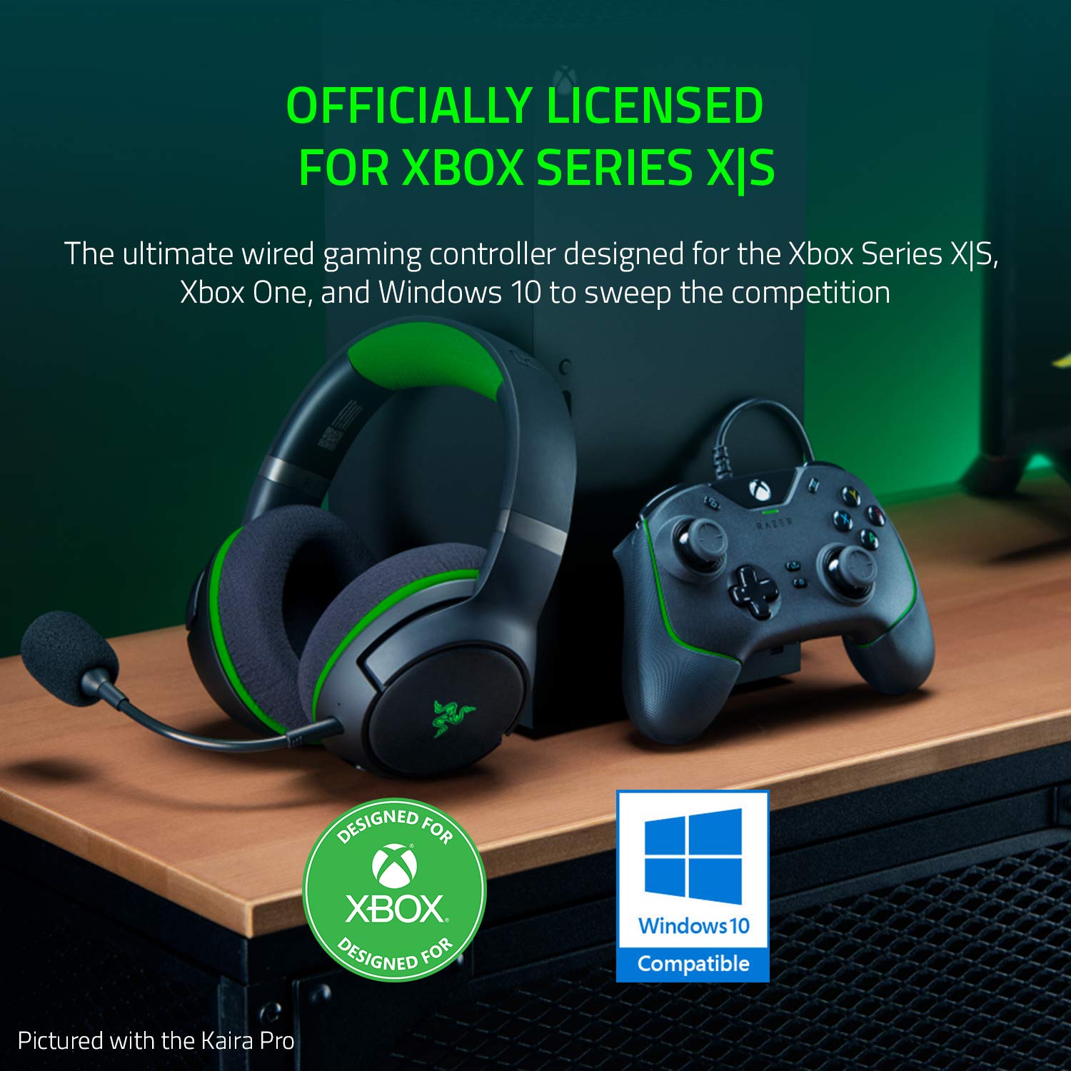 Razer Wolverine V2 Wired Gaming Controller for Xbox Series X|S, Xbox One, PC and Razer Wolverine Ultimate Officially Licensed Xbox One Controller